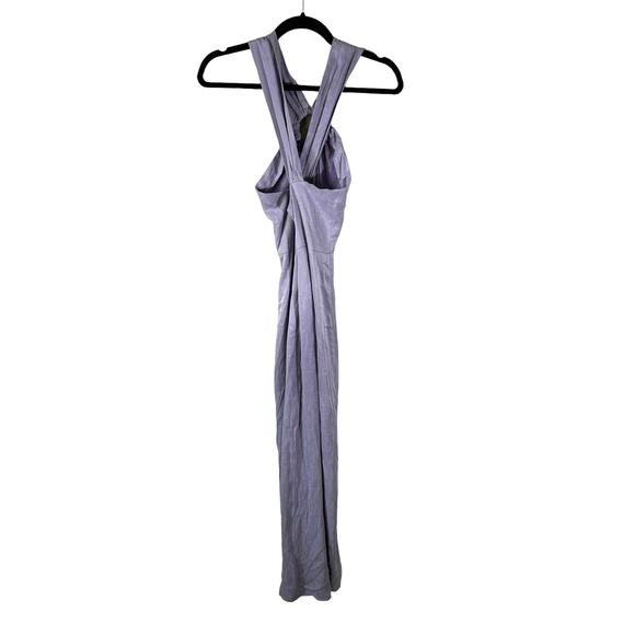 Topshop New Womens Ring Cutout Halter Neck Gown Dress Lilac 4 Y2k Fairy Coquette - Picture 5 of 11